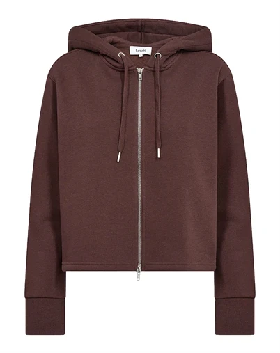 Leveté Room - LR - Nuka 9 Zip Up Hoodie - Bitter Chocolate